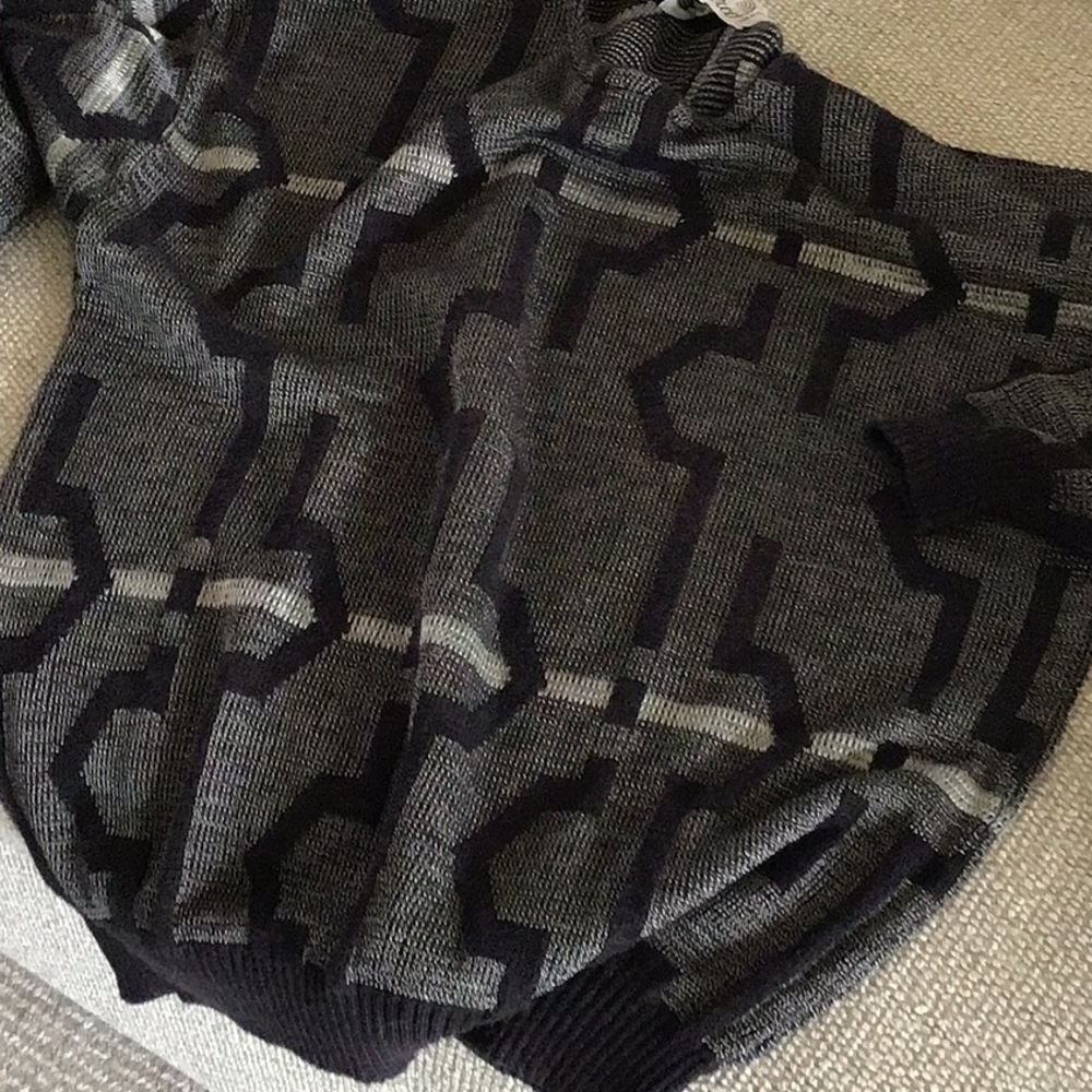 MONDO di Marco vintage sweater, Black/gray, size small - Picture 4 of 7